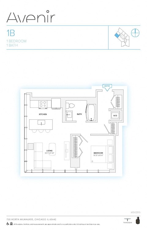 the floor plan of the apartment